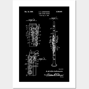 Clarinet Patent Posters and Art